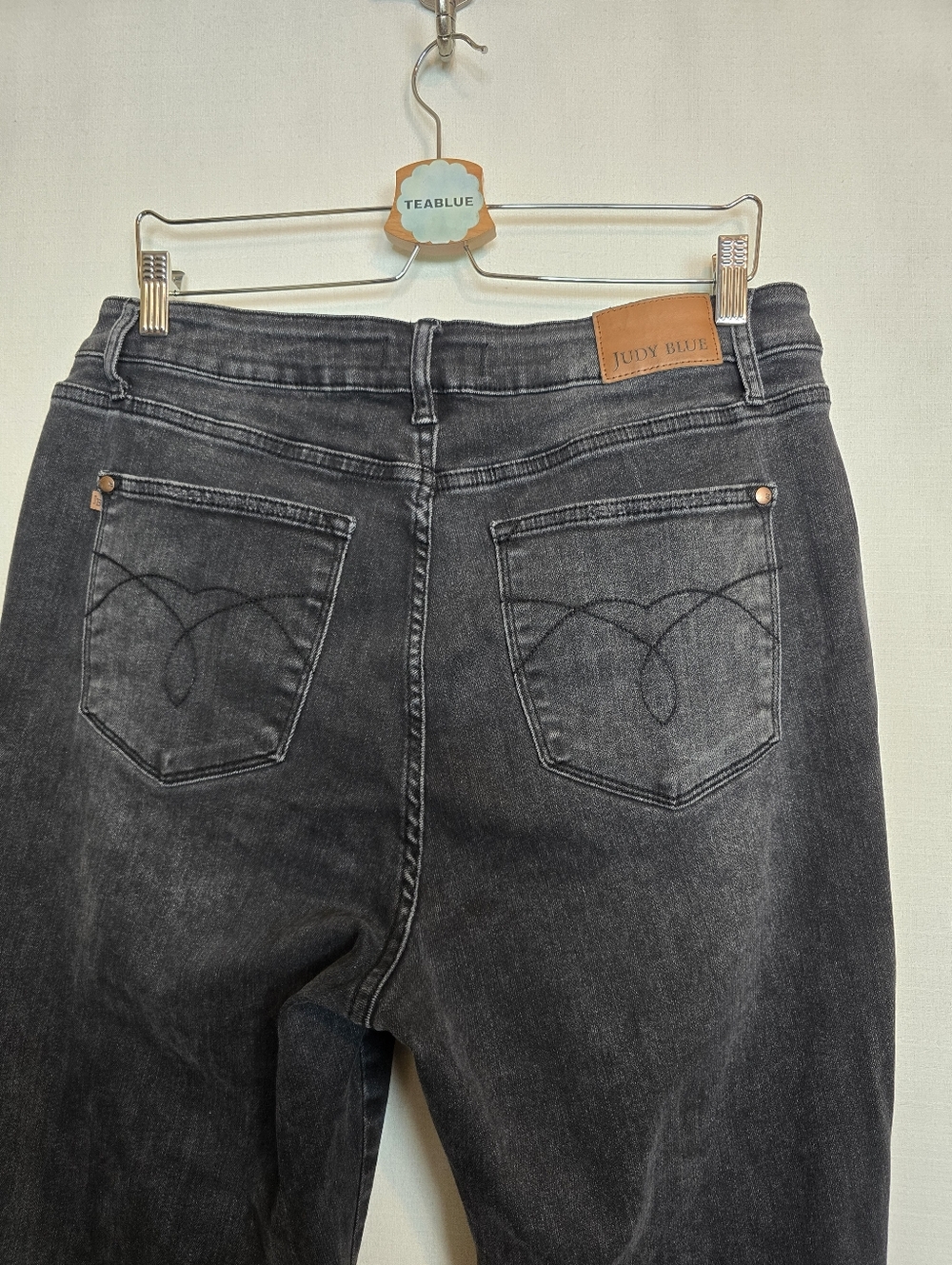 Judy Blue High Waist Tummy Control Black Bootcut Denim Jeans 88787 18W - Picture 7 of 15